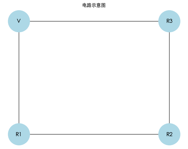 电路示意图